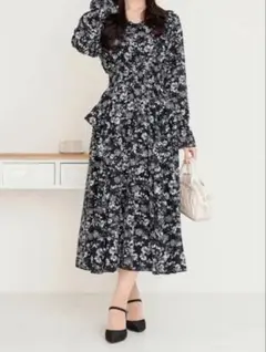 ルディックパーク 花柄ワンピース【新品】