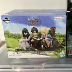 一番くじ 進撃の巨人 地鳴らし A賞 エレン＆ミカサ＆アルミン　フィギュア