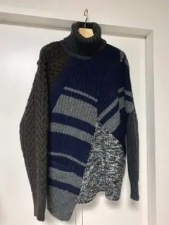 kolor 19aw クレイジーパターンニット
