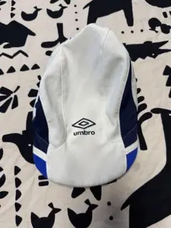 umbro キャップ 白 青