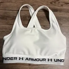 Under Armour ホワイト スポーツブラ L 未着用