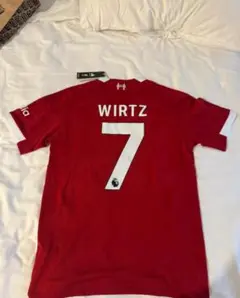 ⚽リバプールホームジャージ（WIRTZ 7 番 カスタムモデル L ）