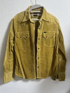 Lee ウェスタンシャツ　マスタード