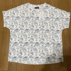 新品 Bleu Bleuet 動物柄 半袖Tシャツ Mサイズ
