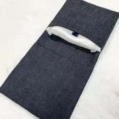 サニタリーケース 硬いデニム ネイビー 児島デニム S8249