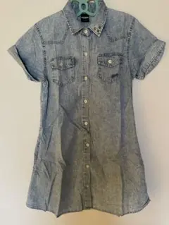 BLING GIRL デニム半袖ワンピース M(160)