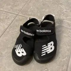 new balance サンダル サイズ17 黒　ニューバランス
