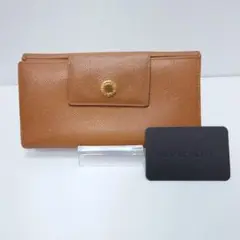 BVLGARI ブルガリ 三つ折り 長財布 キャメル カード多数収納