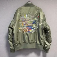 20AW Supreme Globe MA-1 Olive S シュプリーム Supreme Globe MA-1 Olive Men's - FW20 - US