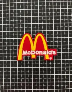 マクドナルド ワッペン アップリケ 刺繍 アメキャラ