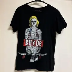 rude is cool マリリン・モンロー グレー トレーナー rtude is cool マリリン・モンロー Tシャツ Mサイズ グレー M