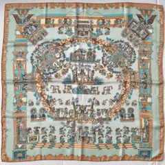 ★美品★ エルメス カレ90 ASTRES et SOLEILS 天体と太陽