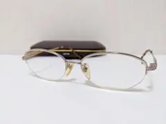 ●LANVIN ランバン●Ti-P チタン●35-3902●ブラウン ゴールド