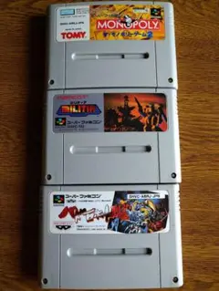スーパーファミコンソフト ３本セット