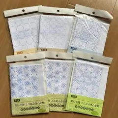 【新品未開封】セリア刺し子布 6枚セット