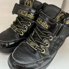 PARK AVENUE ブラックスニーカー　 サイズ19㎝