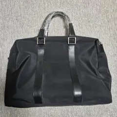 未使用品 ショルダー付き スクールバッグ ブラック 黒 指定 底板有