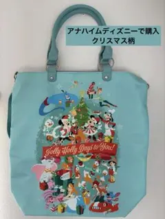 【日本未発売】ディズニークリスマス　トートバッグ　2023年　2way