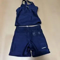 S.CIRCLE 水着セット タンクトップ ショートパンツ 140 紺色