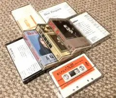 昭和歌謡曲カセットテープ8本 五輪真弓・長渕剛・越路吹雪・高橋真梨子・谷村新司他
