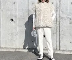 mooi eco fur vest エコファーベスト