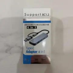 ✨Type-C 4 in 1 USBハブ✨BC1.2Adapter