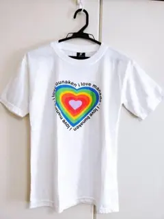 新品未使用　レディース　TシャツBUNAKEN MANADO カラフルハート