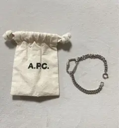 【新品・未使用】A.P.C アーペーセー　2連ブレスレットminimal 袋付き A.P.C. APC アーペーセー ブレスレット bracelet minimal MEACC