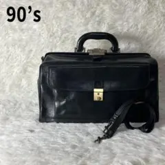 80'sヴィンテージ 本革 牛革カウレザー リクルート ビジネスバッグ 自立 黒 2025年最新】VINTAGE メンズ ビジネスバッグの人気アイテム
