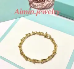 ✨最高級✨ハードウェア✨ブレスレット✨ゴールド✨最高品質✨ハイクオリティー✨