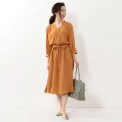 United allows ユナイテッドアローズ ロングワンピース オレンジ