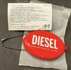 新品未使用☆DIESEL 赤 コインケース・小銭入れ レッド PVC製
