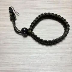 パラコード　カメラストラップ オリーブグリーン×ブラック