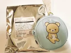 リラックマ 刺繍コインケース 水色　ブルー　くじ　一番くじ