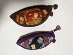 ふくろうのコインケース2個セット ハンドメイド