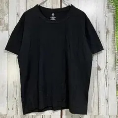 ☆良品☆ファミリーマート ファミマ☆Tシャツ L ブラック 半袖 クルーネック