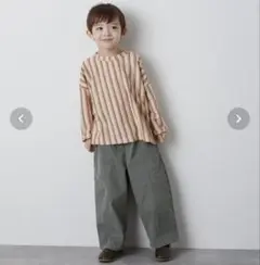 riziere ストライプ　ロングスリーブt