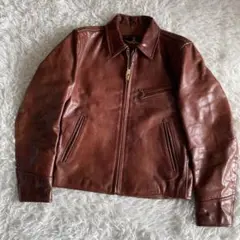 B-McCOY'S ビーマッコイズ　ライダーズジャケット　38 美品】B-McCOY'S ビィマッコイズ 高級ライダーズジャケット 正規