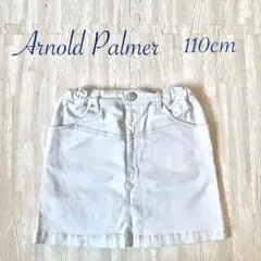 Arnold Palmer アーノルドパーマー 110cm デニムスカート 白