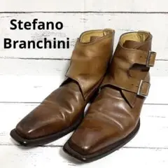 ⭐️高級⭐️ ステファノブランキーニ ジョッパーブーツ ストラップブーツ 革靴 牛革