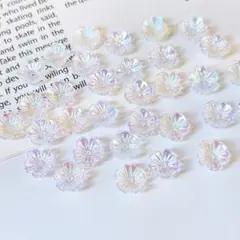 50個250円 高品質 オーロラフラワー
