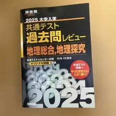 2025 大学入学共通テスト過去問レビュー 地理総合,地理探究