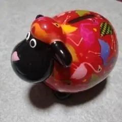 ポンピドゥ　羊の陶器貯金箱