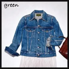 【green グリーン】デニムジャケット Gジャン 赤耳 HYKE 美品 1
