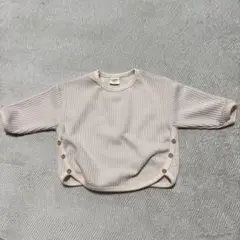 ワッフル無地　シャツ　Bebeholic