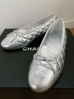 【新品未使用、裏貼り済】CHANEL シャネル バレリーナ サイズ39