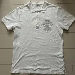 DIESEL ホワイト ポロシャツ　L