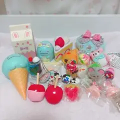 スクイーズ とかげ アイス ケーキ 他 おもちゃ 23点セット まとめ売り