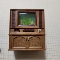 最終価格！シルバニア シルバニアファミリー テレビ ブラウン