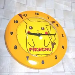 【美品 レア品】セイコークロック ピカチュウ CQ501Y 掛置兼用時計